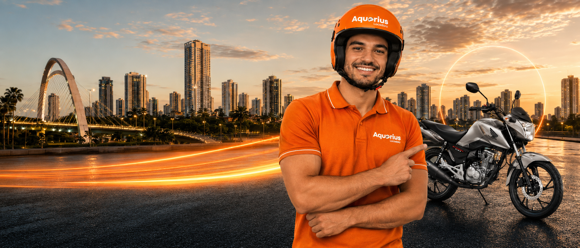 Aquarius Locadora — frota de motos